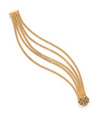 YELLOW GOLD MULTISTRAND BRACELET