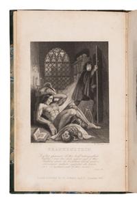 Shelley, Mary Wollstonecraft (1797-1851). Frankenstein: or, The Modern Prometheus . [Bound with:] Schiller, Friedrich (1759-1805). The Ghost-Seer! London: Henry Colburn and Richard Bentley, 1831.