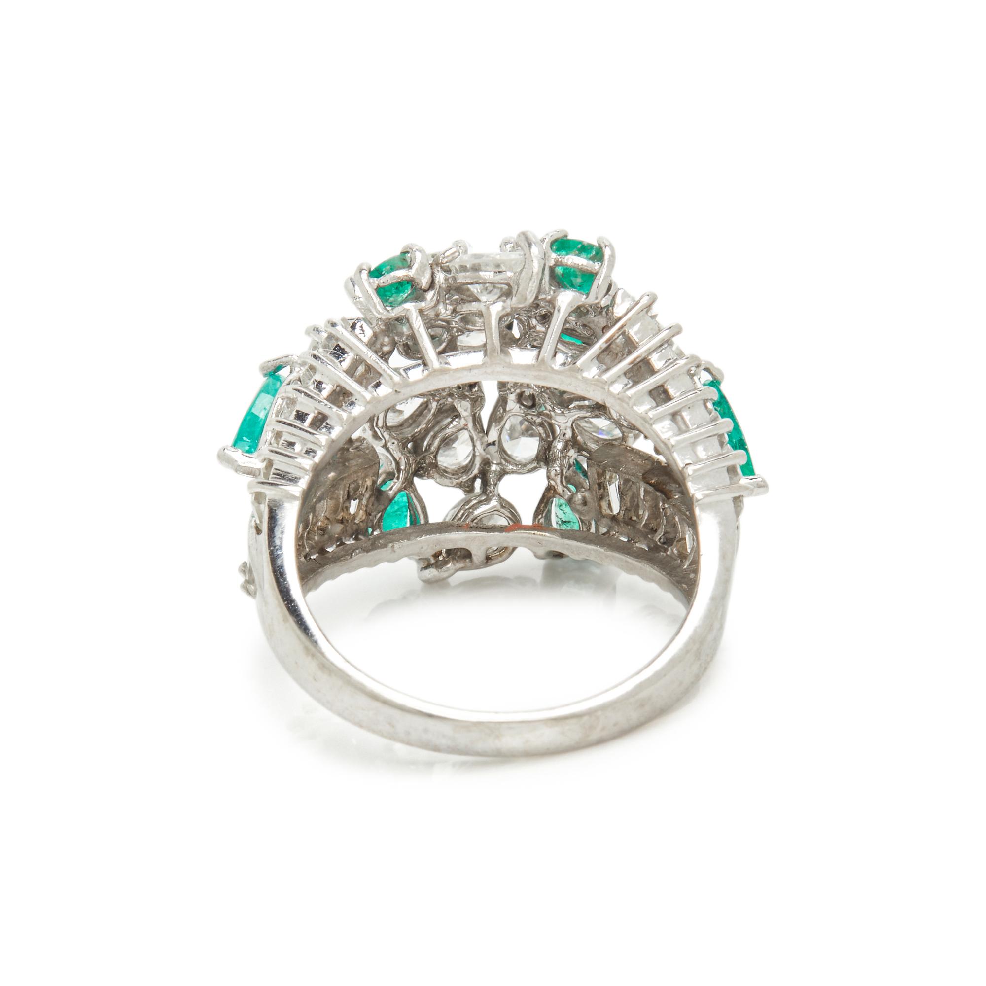 EMERALD AND DIAMOND RING