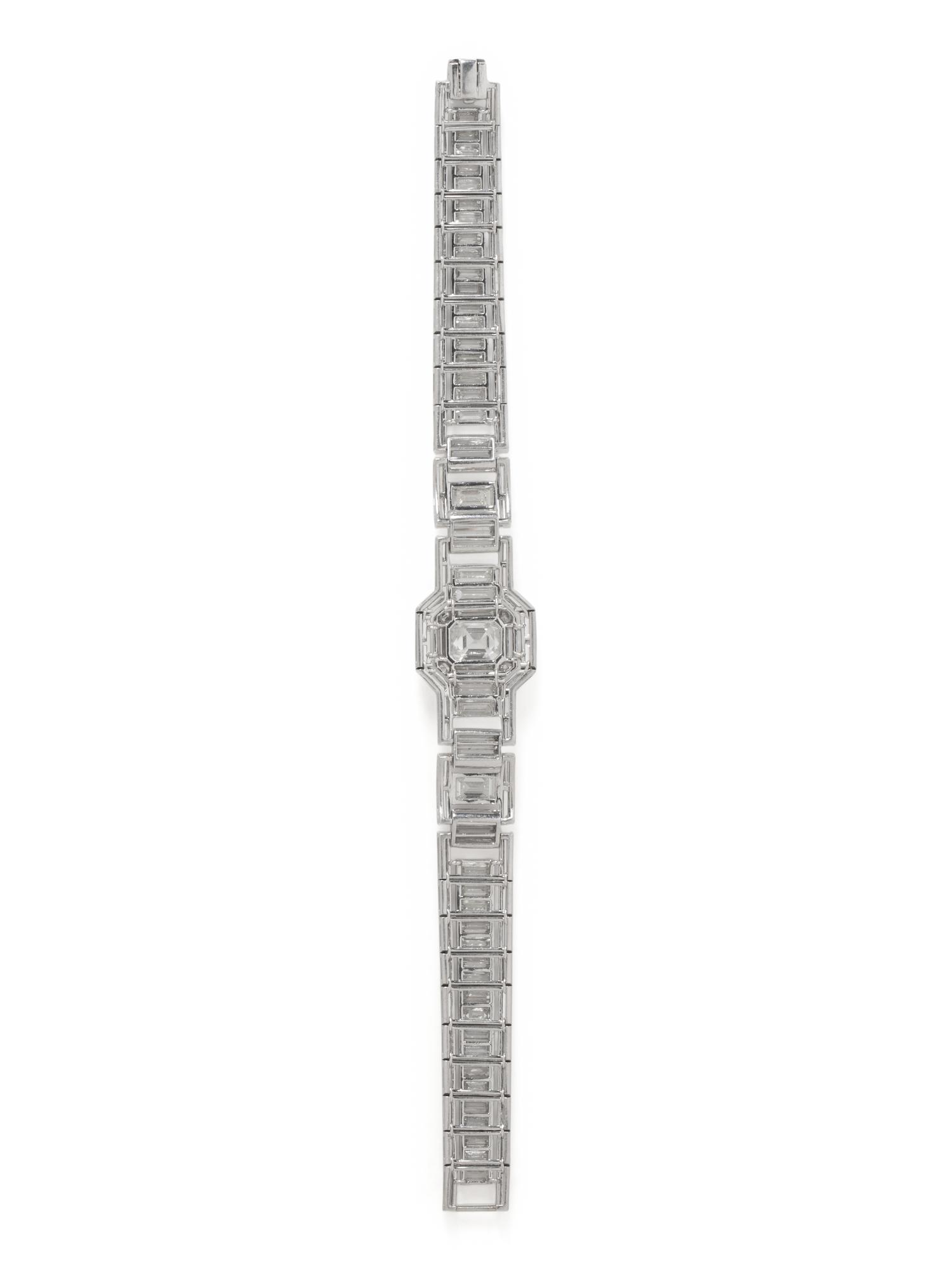 DIAMOND AND PLATINUM BRACELET