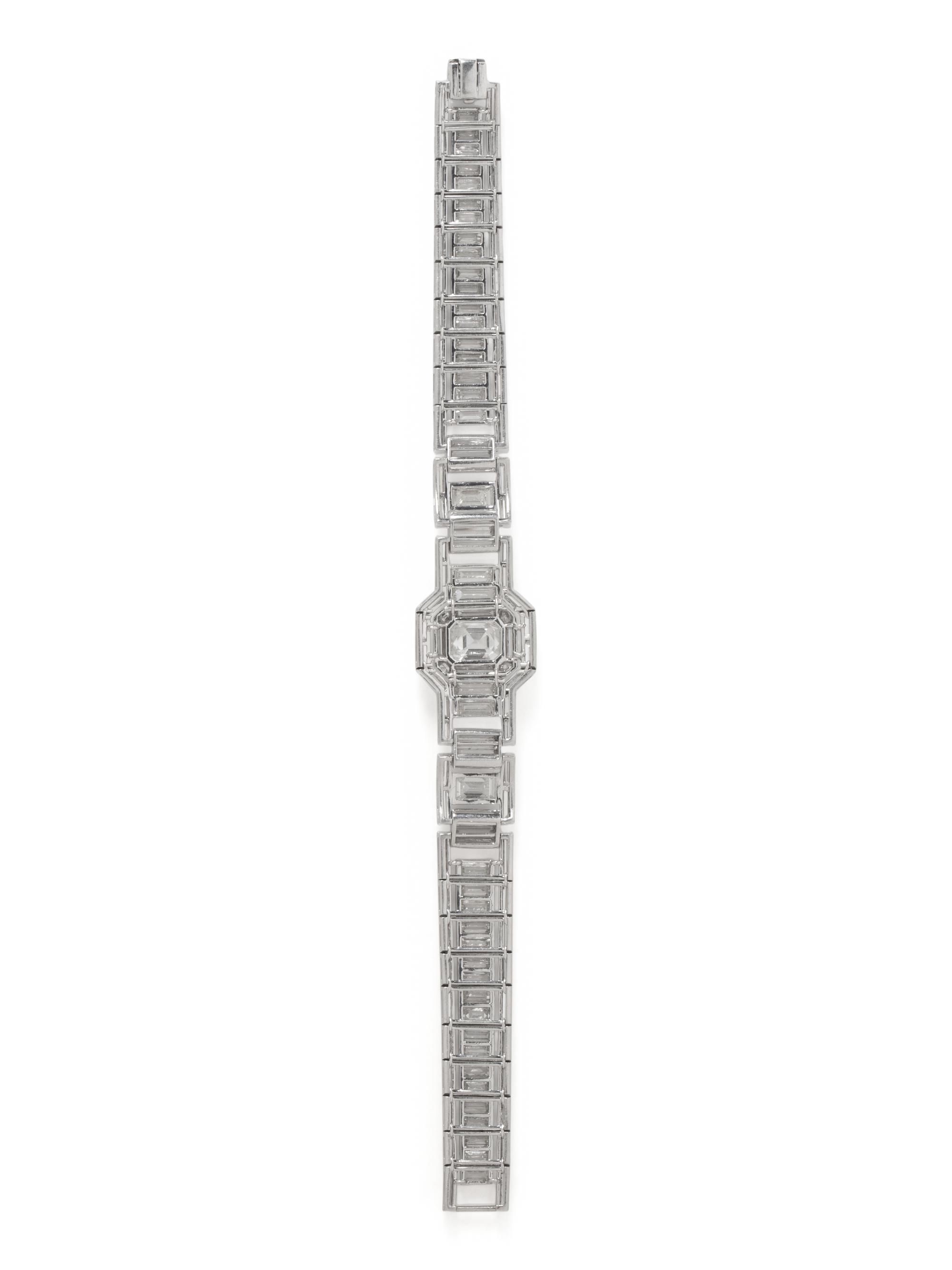 DIAMOND AND PLATINUM BRACELET