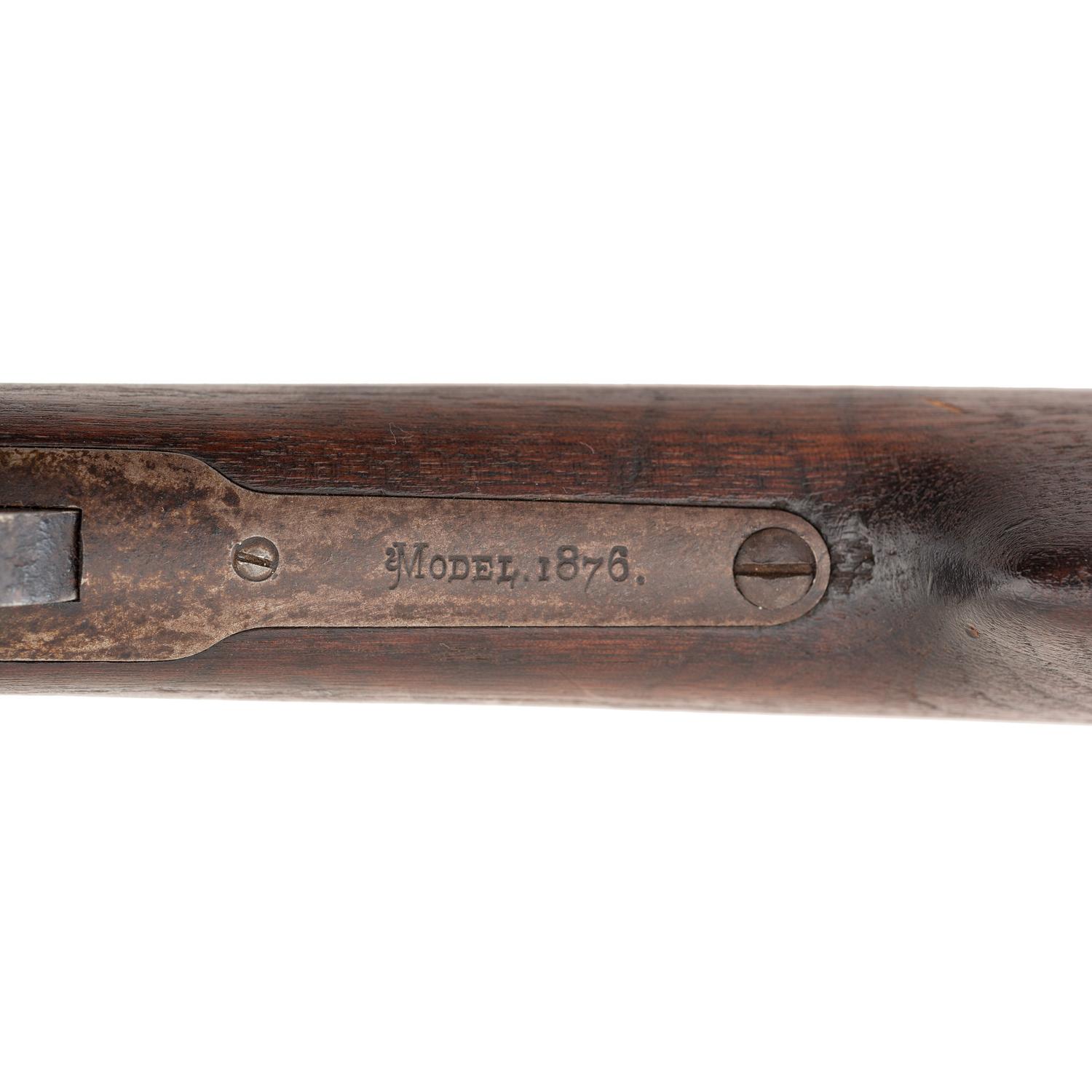 Winchester 1st Model 1876 Rifle #3536 Attributed to Having Been Taken from the Cabin of Sitting Bull on the Day of his Death