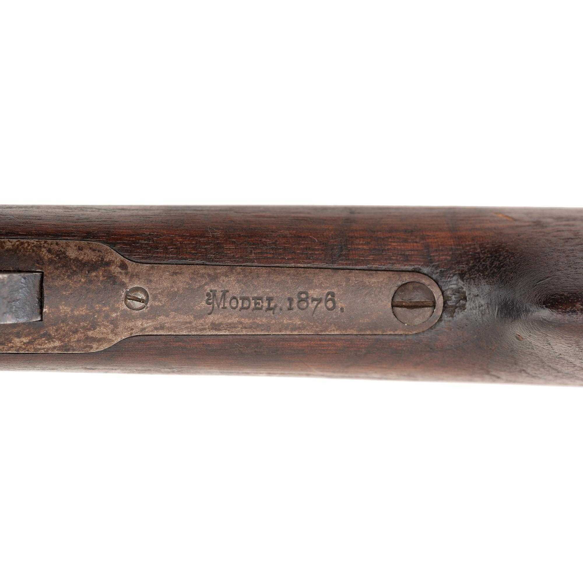 Winchester 1st Model 1876 Rifle #3536 Attributed to Having Been Taken from the Cabin of Sitting Bull on the Day of his Death