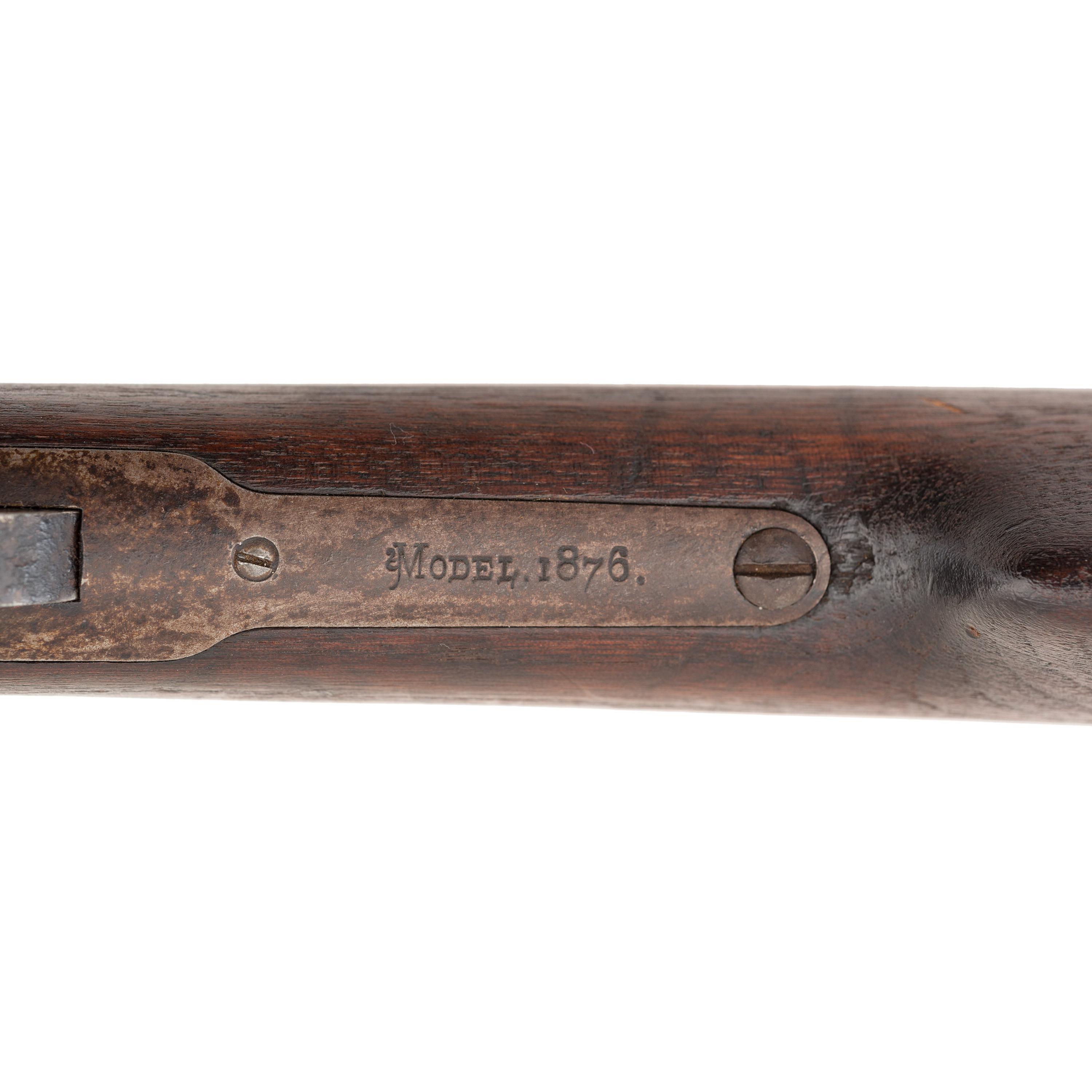 Winchester 1st Model 1876 Rifle #3536 Attributed to Having Been Taken from the Cabin of Sitting Bull on the Day of his Death