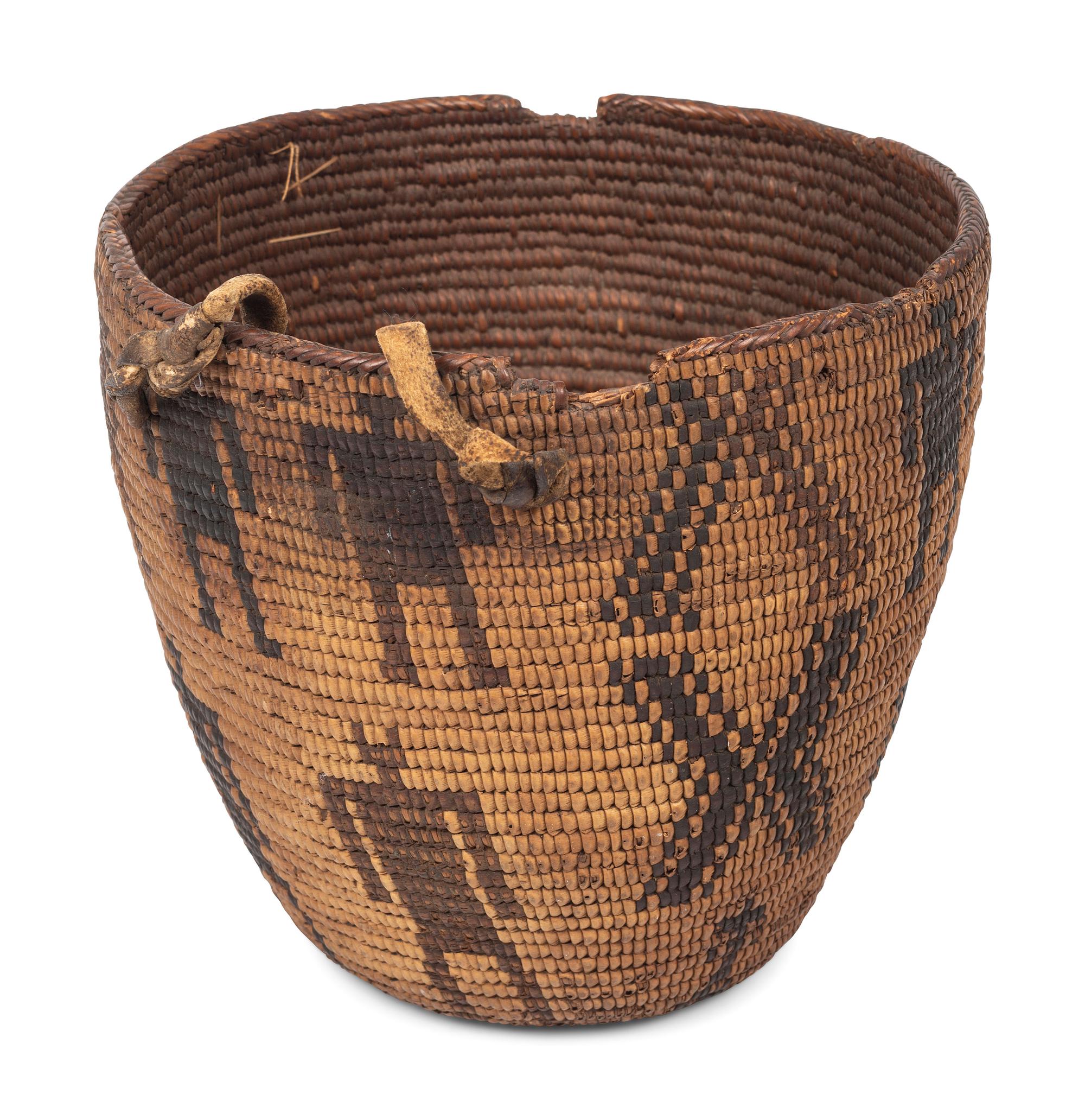 Salish Imbricated Figural Basket