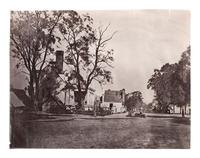 [CIVIL WAR]. RUSSELL, A.J. Two albumen prints taken near City Point, Virginia.
