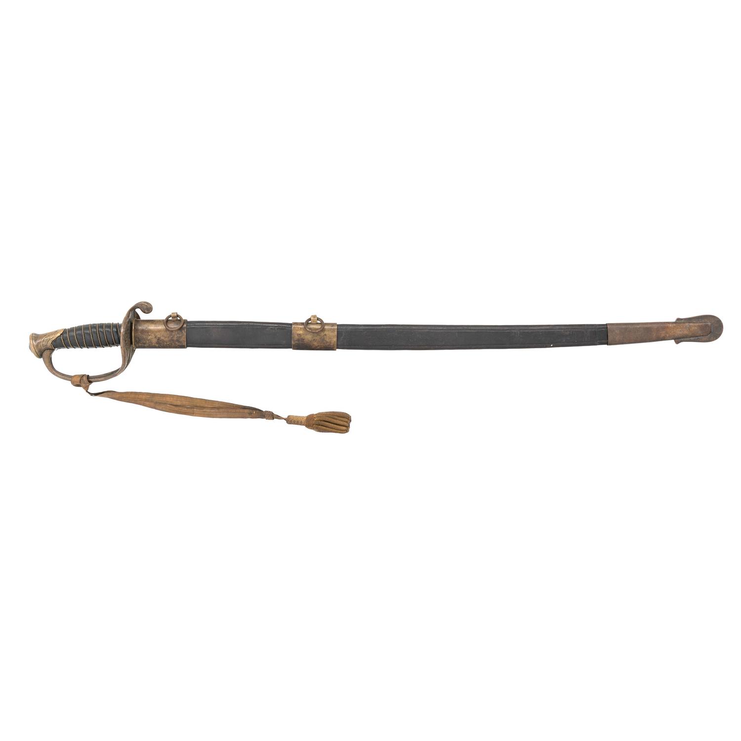 Leech & Rigdon Inside Guard CS Marked Staff & Field Officer's Sword