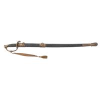 Leech & Rigdon Inside Guard CS Marked Staff & Field Officer's Sword