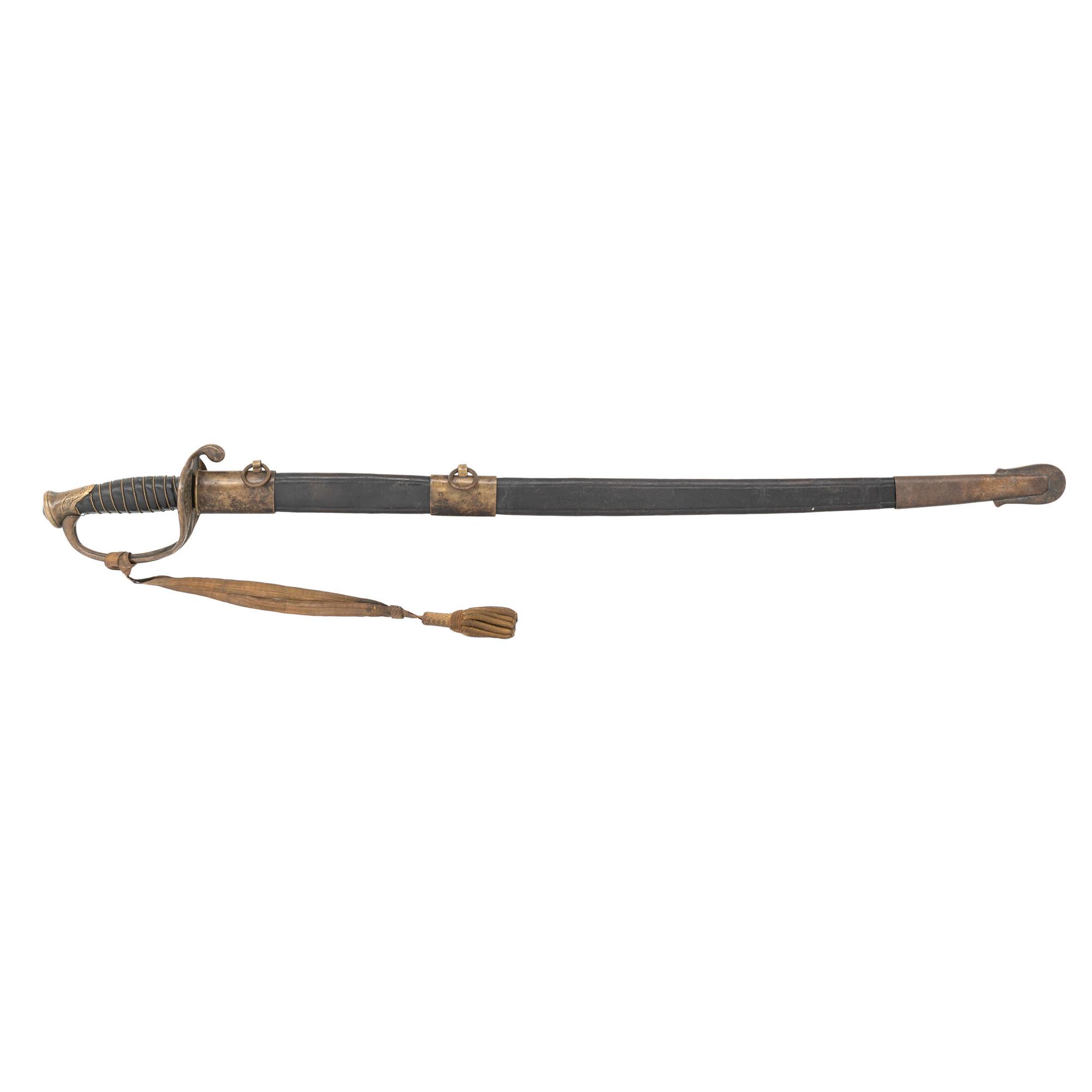 Leech & Rigdon Inside Guard CS Marked Staff & Field Officer's Sword