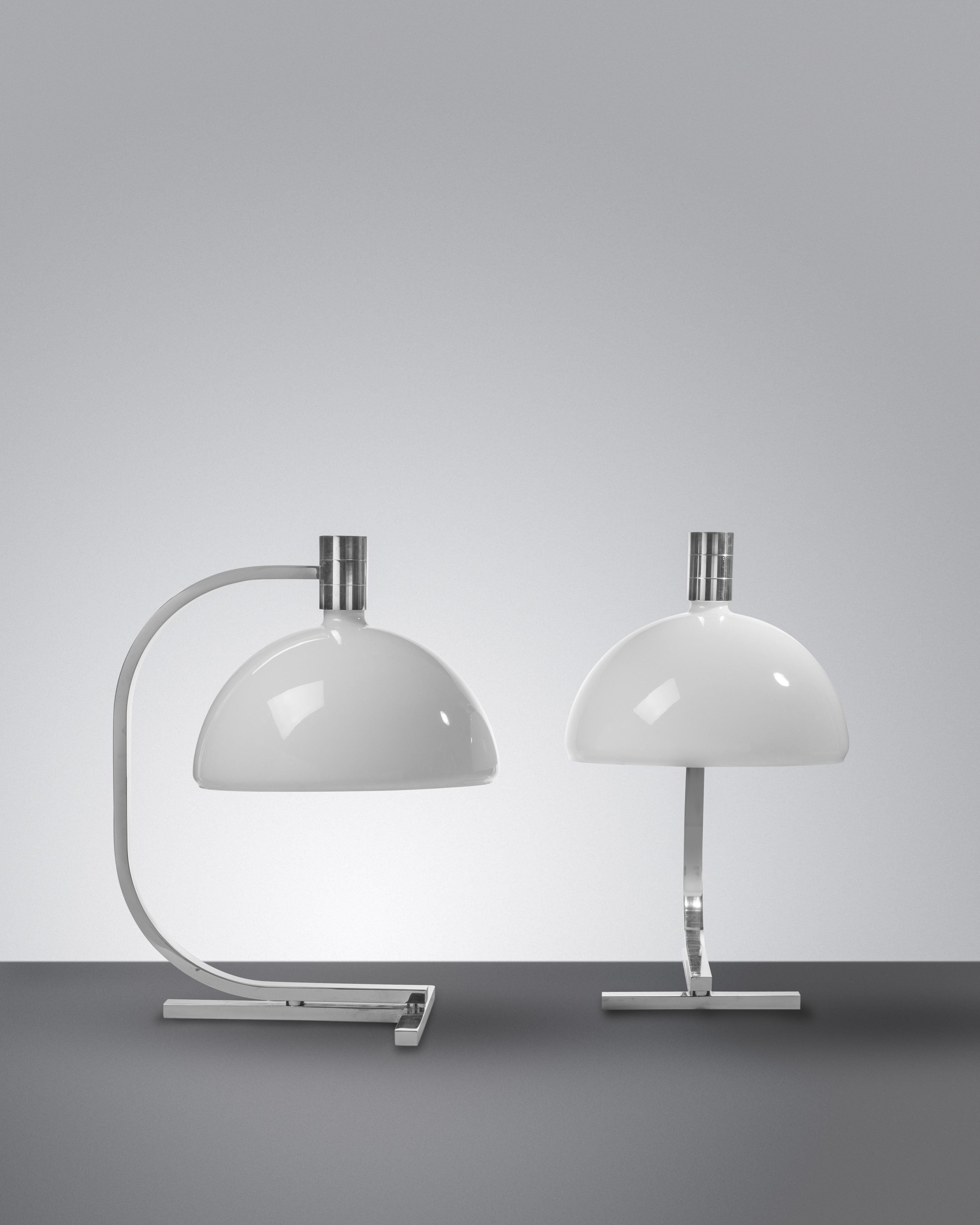 Pair of AM/AS Table Lamps, c. 1970, Sirrah, Italy