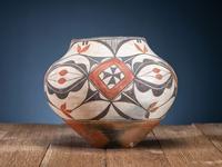 Zia Polychrome Pottery Olla