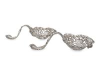 A Pair of Gorham Reticulated Bon Bon Servers