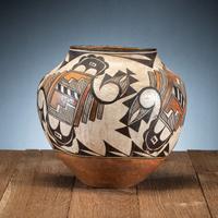 Acoma Polychrome Pottery Jar