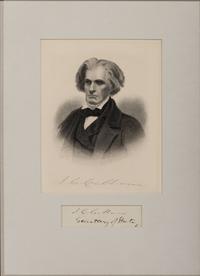BUCHANAN, James (1791-1868) -- CALHOUN, John C. (1782-1850). Clipped signatures, comprising: