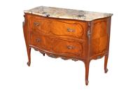 A Louis XV Style Marble-Top Commode