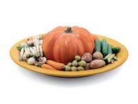 A Large French Glazed Ceramic Centerpiece