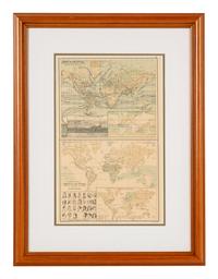 A Group of 13 maps of Chicago and Illinois, comprising: