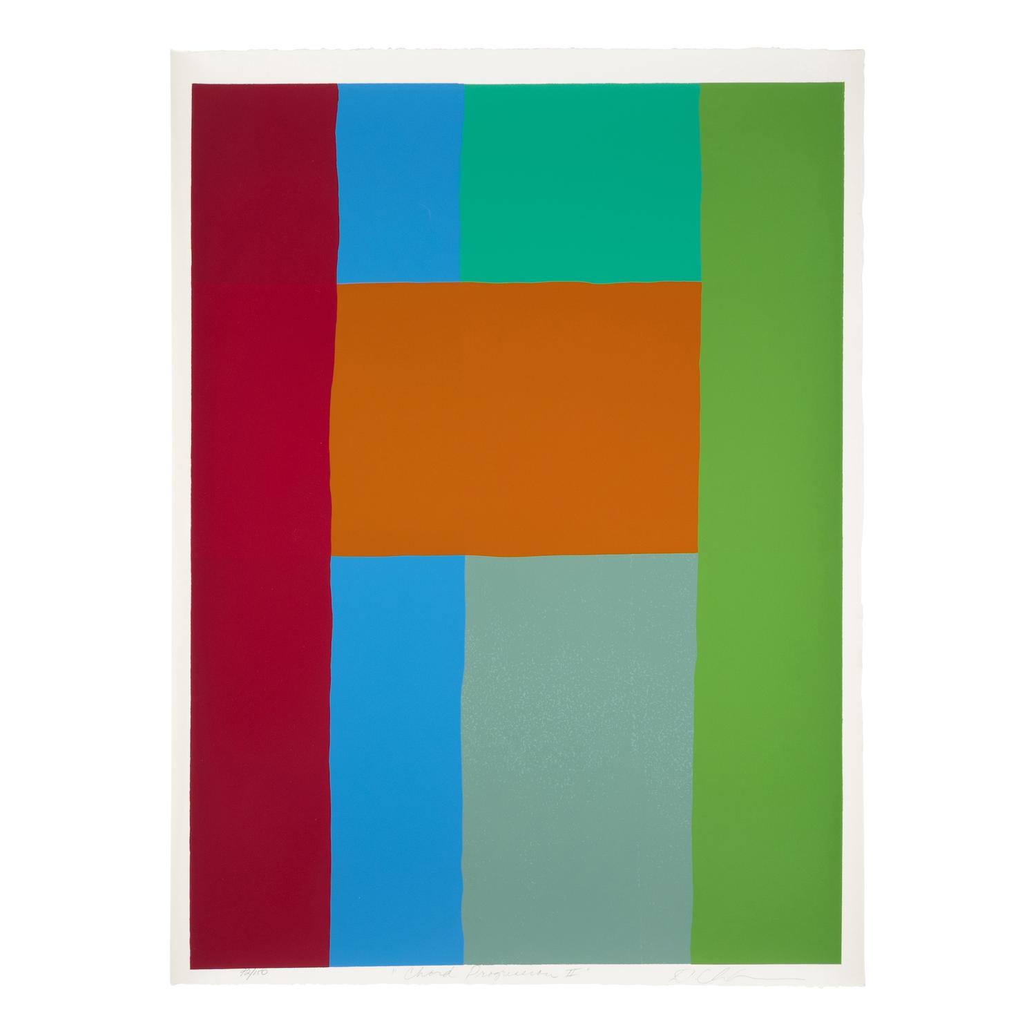 Dan Christensen (American, 1942–2007) — Chord Progression I and II (a pair of works)