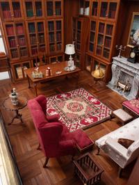 [MINIATURE ROOM] -- [FLEMING, John (1910-1987)]. Miniature of his 57th Street Library and Gallery.