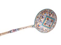 Three Russian Enameled Silver Spoons