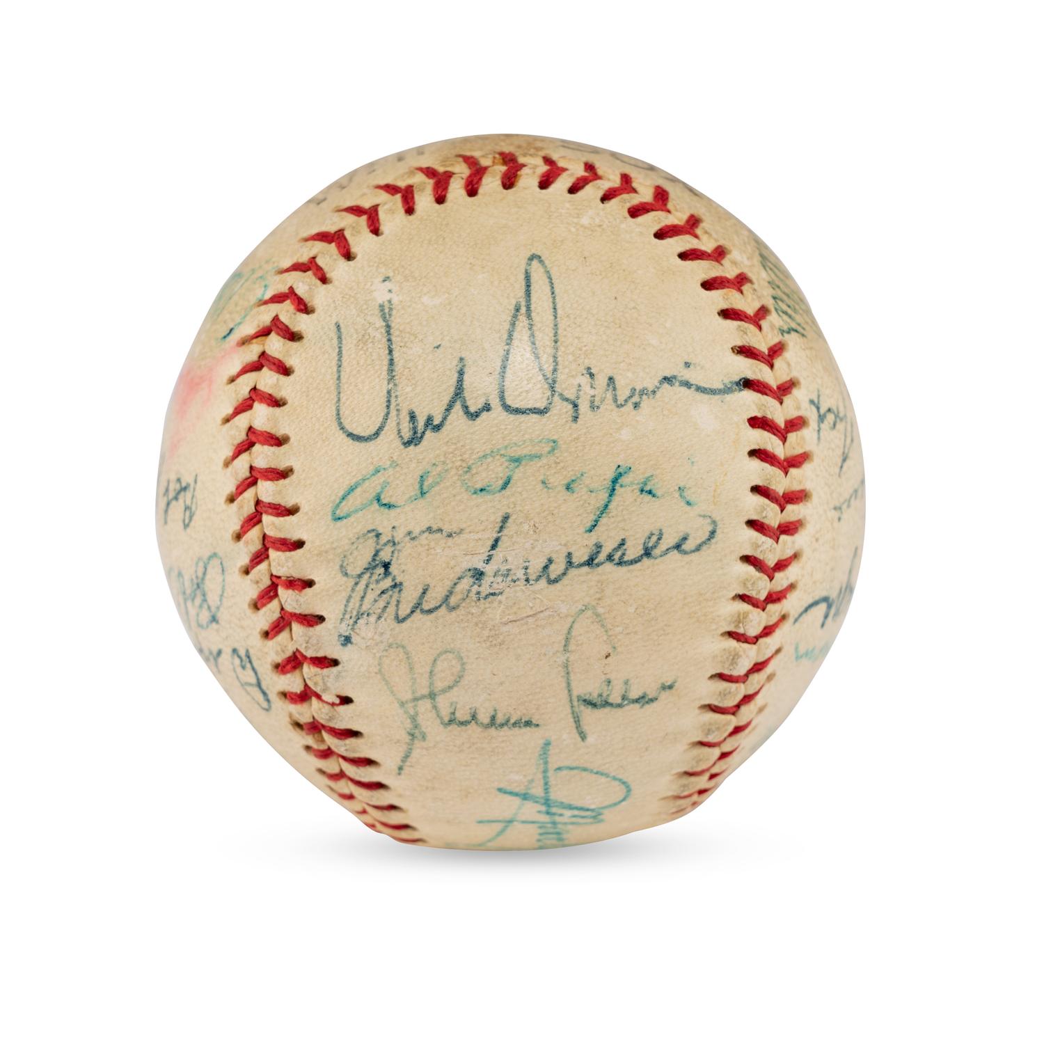 A 1955 Chicago White Sox Team Signed Autograph Baseball
