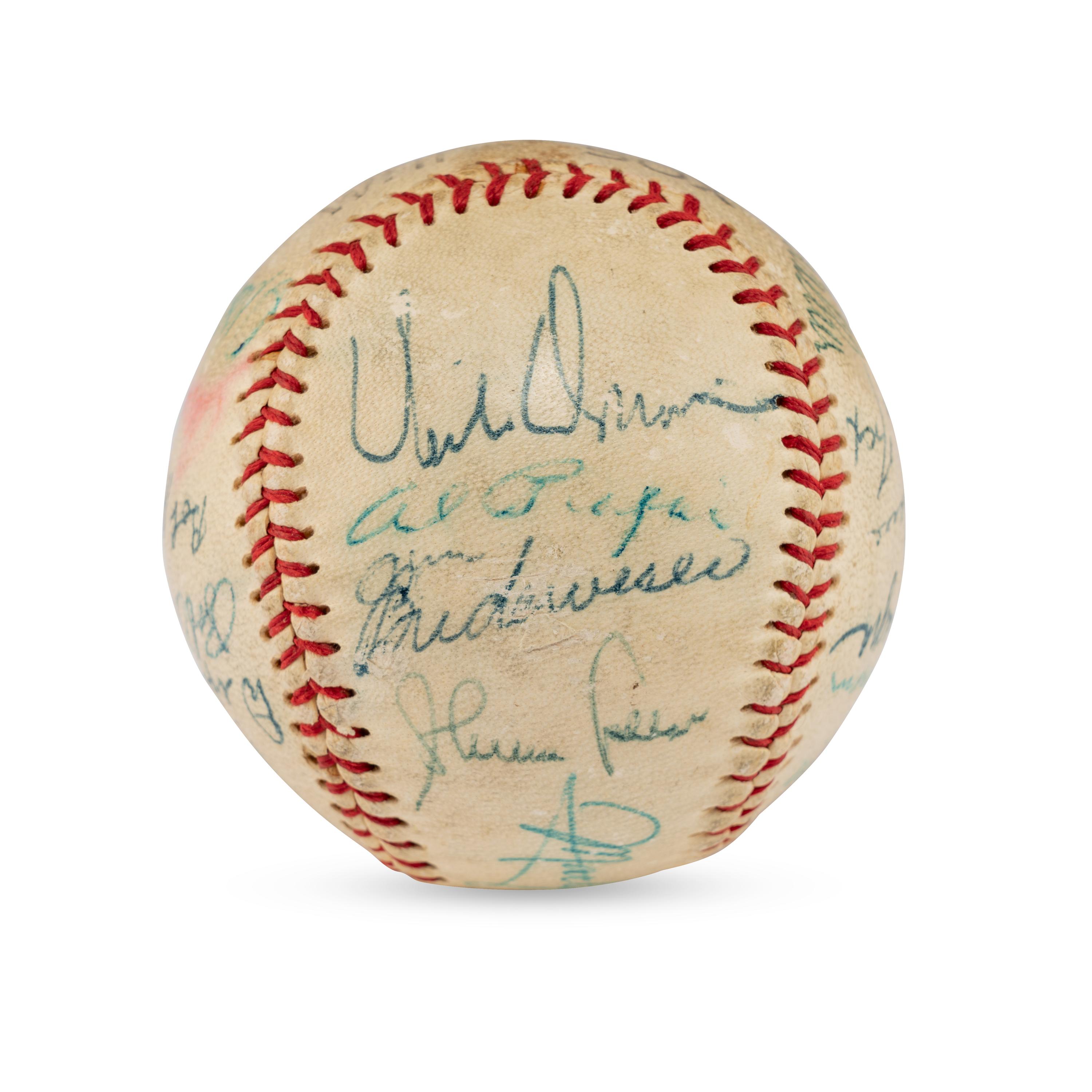 A 1955 Chicago White Sox Team Signed Autograph Baseball