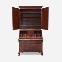 A Chippendale carved mahogany secretary bookcase Philadelphia, PA, circa 1780