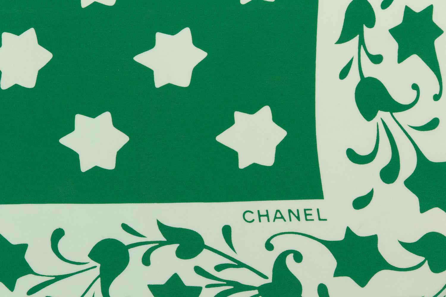 Collection of Seven Designer Silk Scarves, 1970-90s