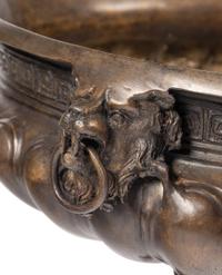 A Neoclassical Style Bronze Jardinière