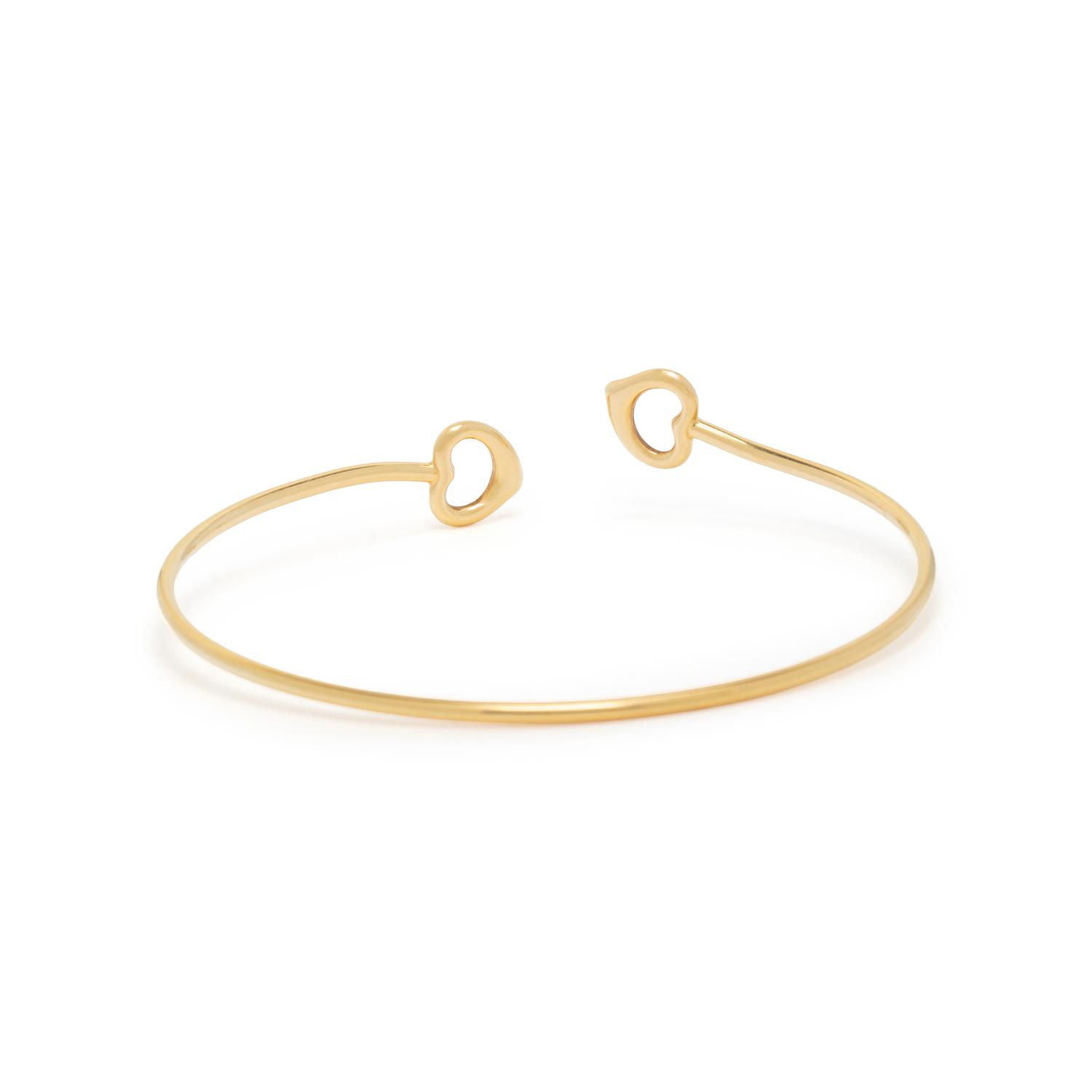 TIFFANY & CO., ELSA PERETTI, 'OPEN HEART' CUFF BRACELET