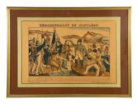 A Set of Five Napoleonic Colored Engravings After François Georgin