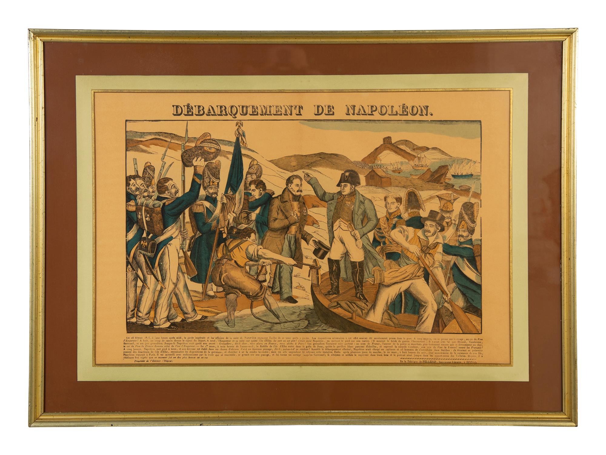 A Set of Five Napoleonic Colored Engravings After François Georgin