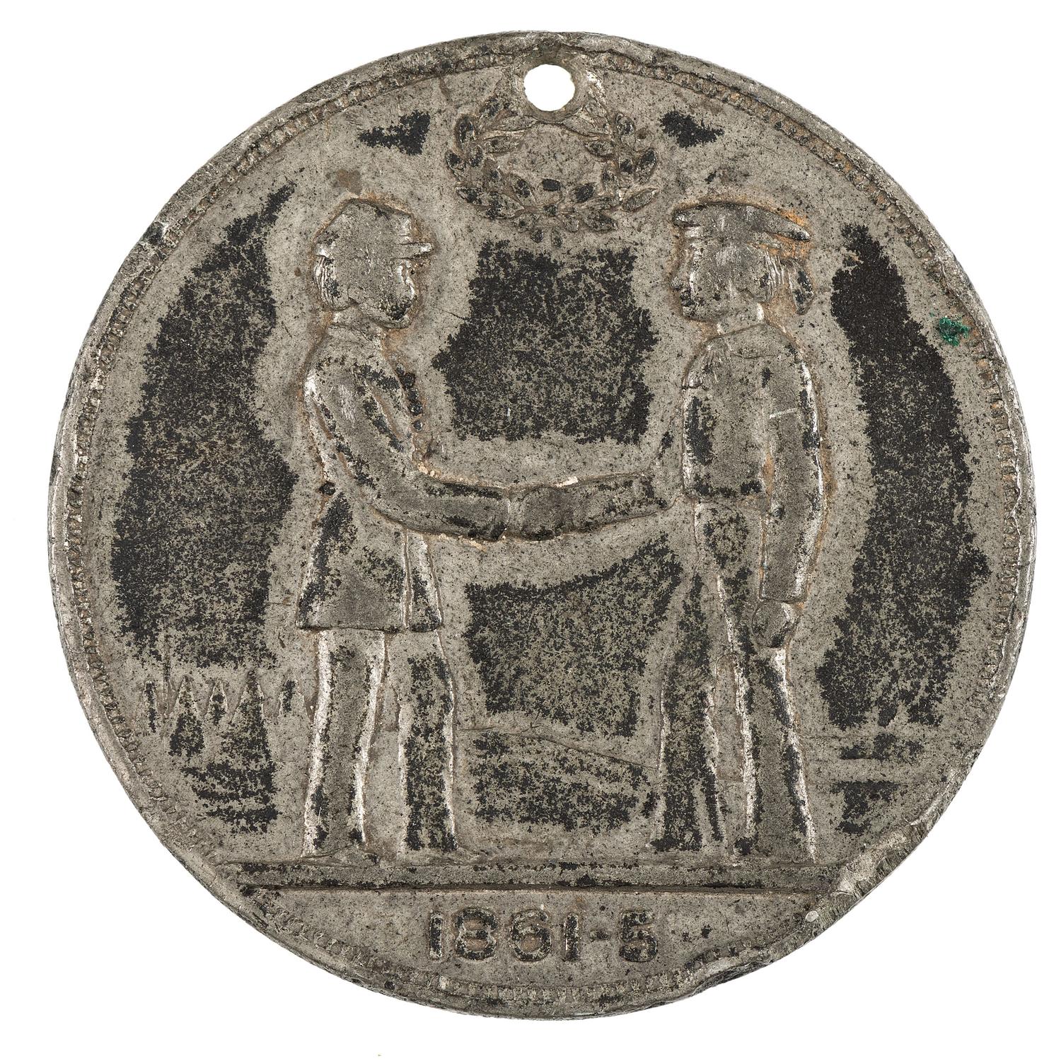 A group of items identified to Sergeant Major John S. Dollinger, 1st Ohio Volunteer Cavalry, incl. sergeant major chevrons and quarter plate tintype.