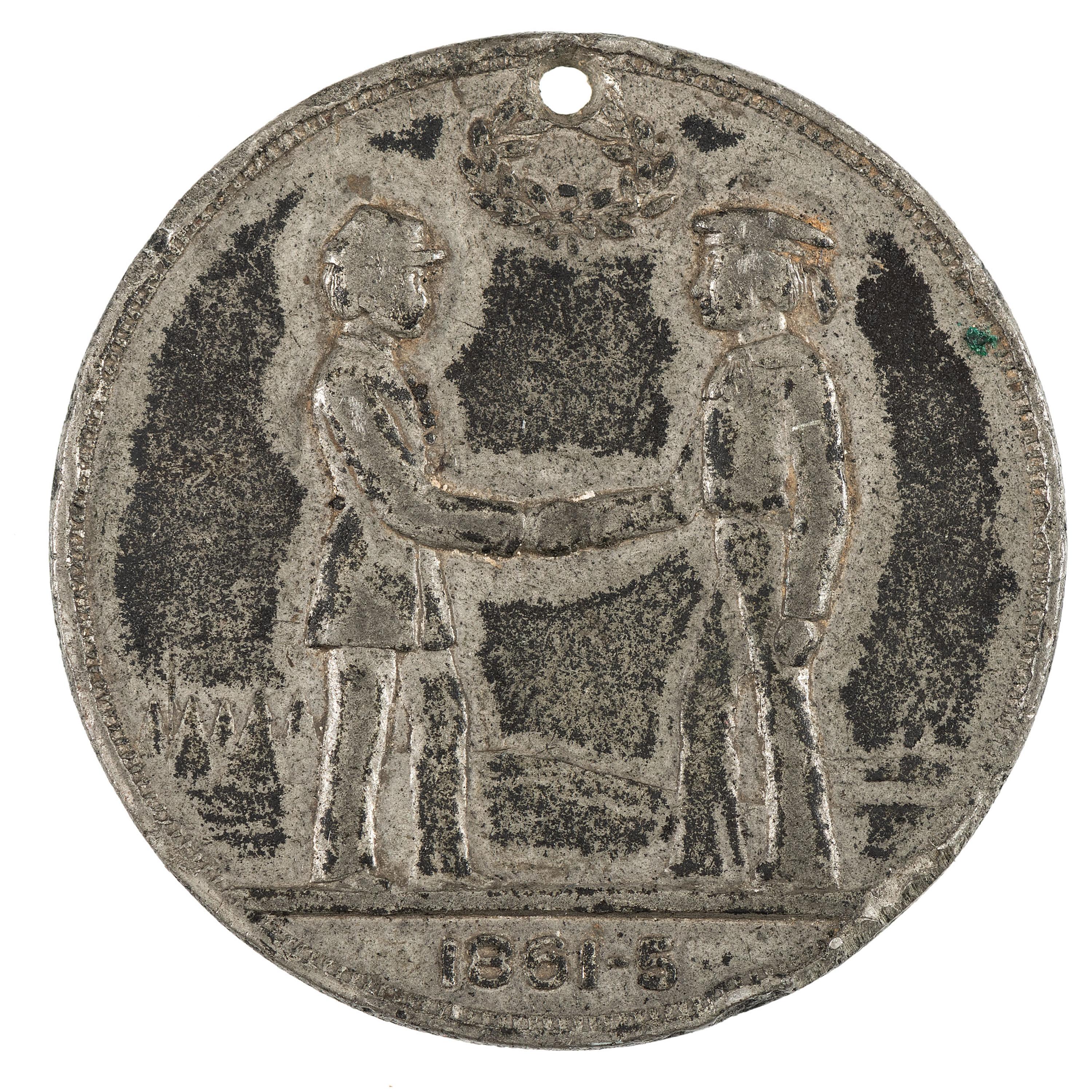 A group of items identified to Sergeant Major John S. Dollinger, 1st Ohio Volunteer Cavalry, incl. sergeant major chevrons and quarter plate tintype.