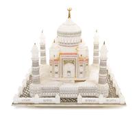 A Grand Tour Alabaster Architectural Model, Height 12 x width 14 x depth 13 3/4 inches.