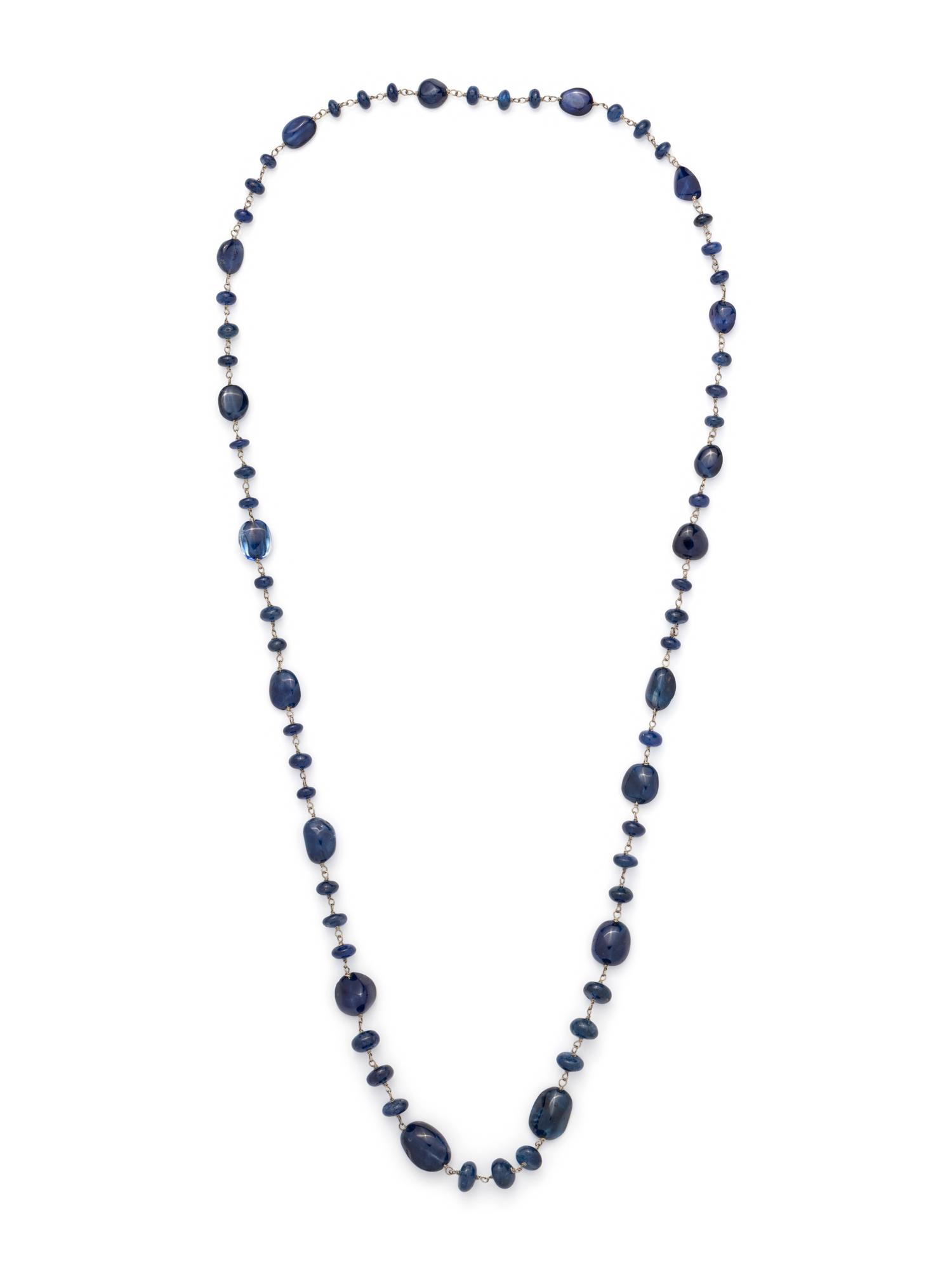 SAPPHIRE BEAD NECKLACE