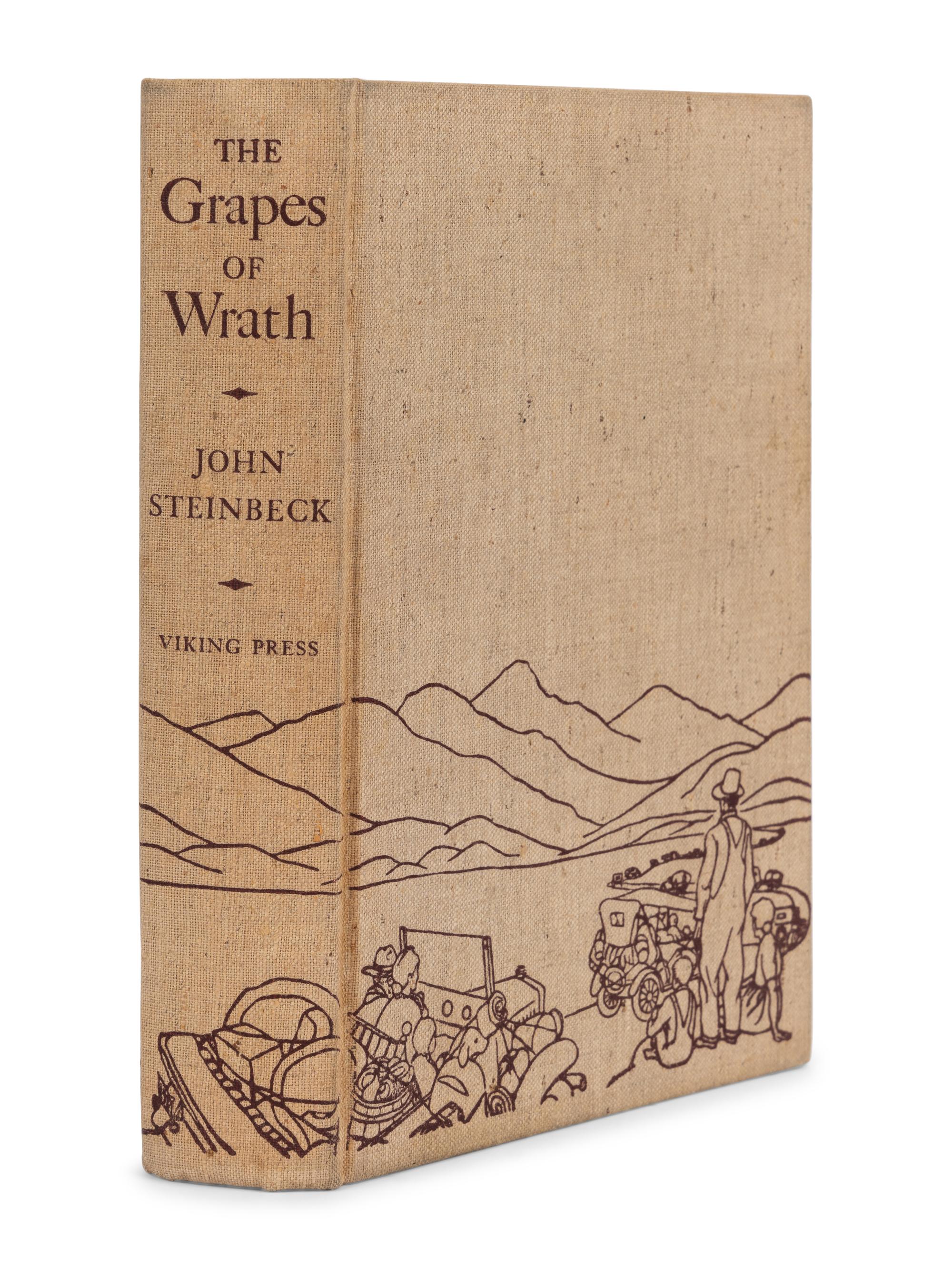 STEINBECK, John (1902-1968). The Grapes of Wrath. New York: Viking Press, 1939.