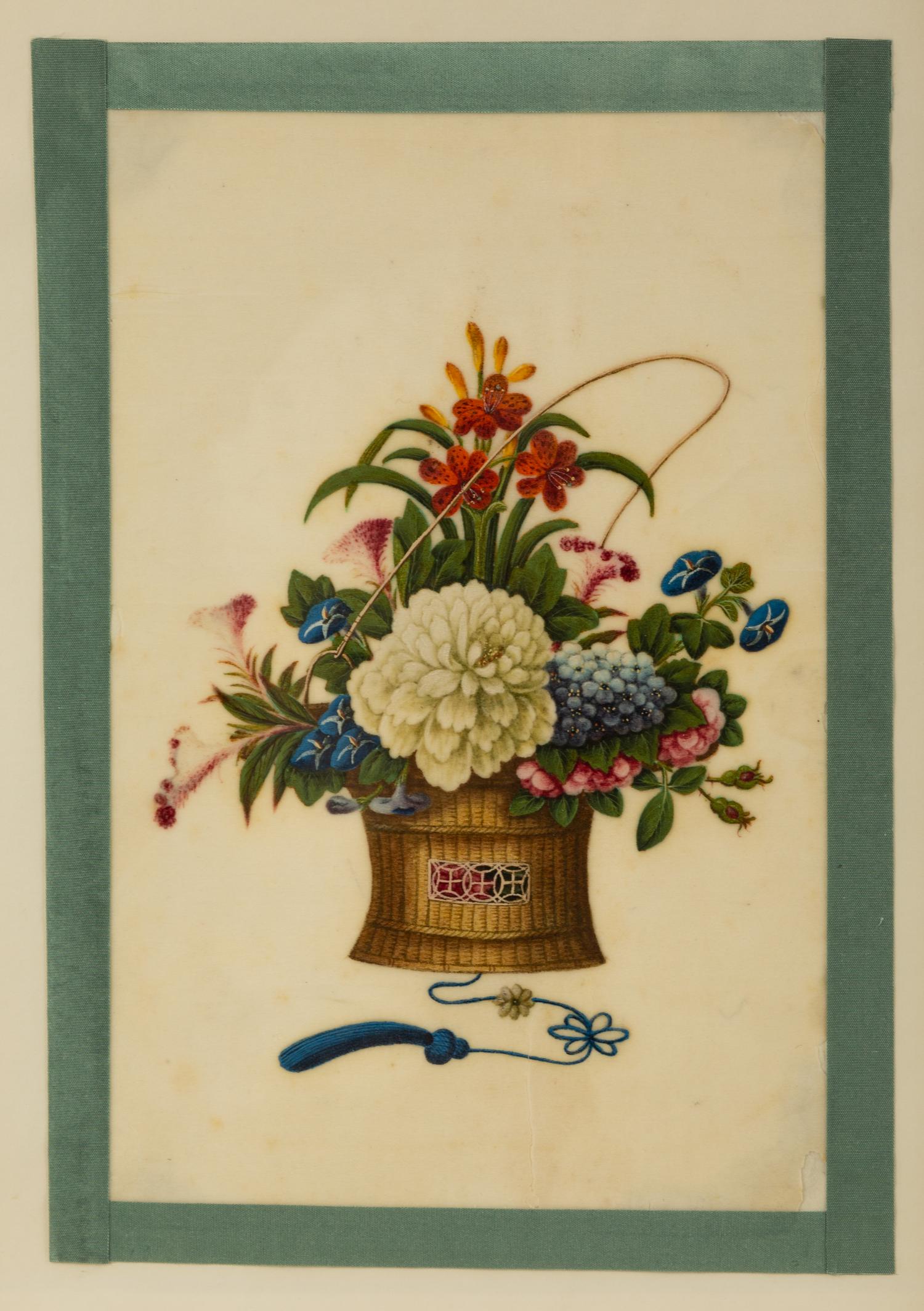 A Set of Four Chinese Export Pith Paintings — EARLY 20TH CENTURY