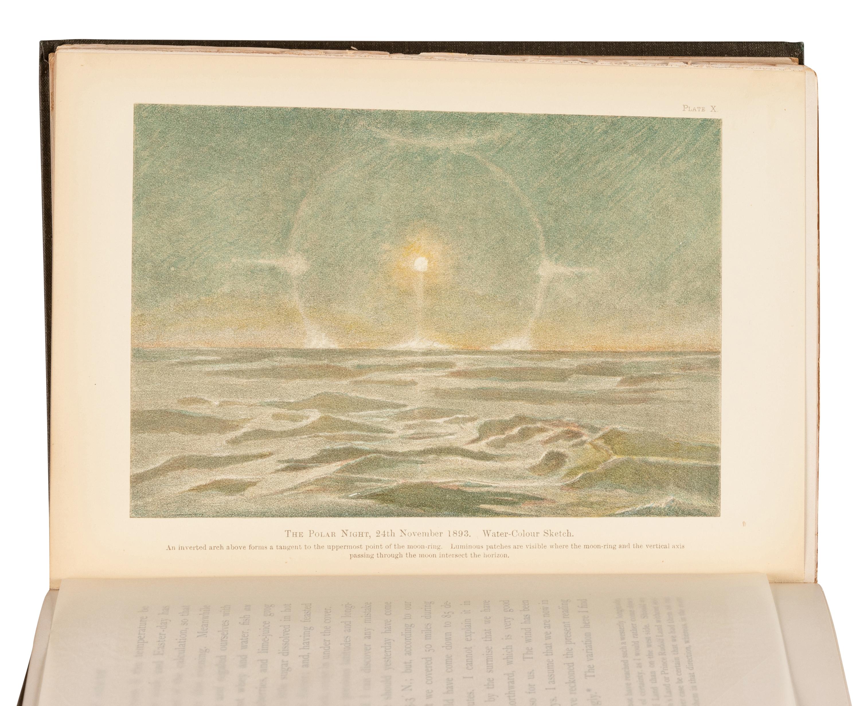[POLAR/ARCTIC EXPLORATION]. NANSEN, Fridtjof Wedel-Jarlsberg (1861-1930). Farthest North . New York: Harper & Brothers Publishers, 1897.