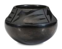 Blackware Pottery Jar