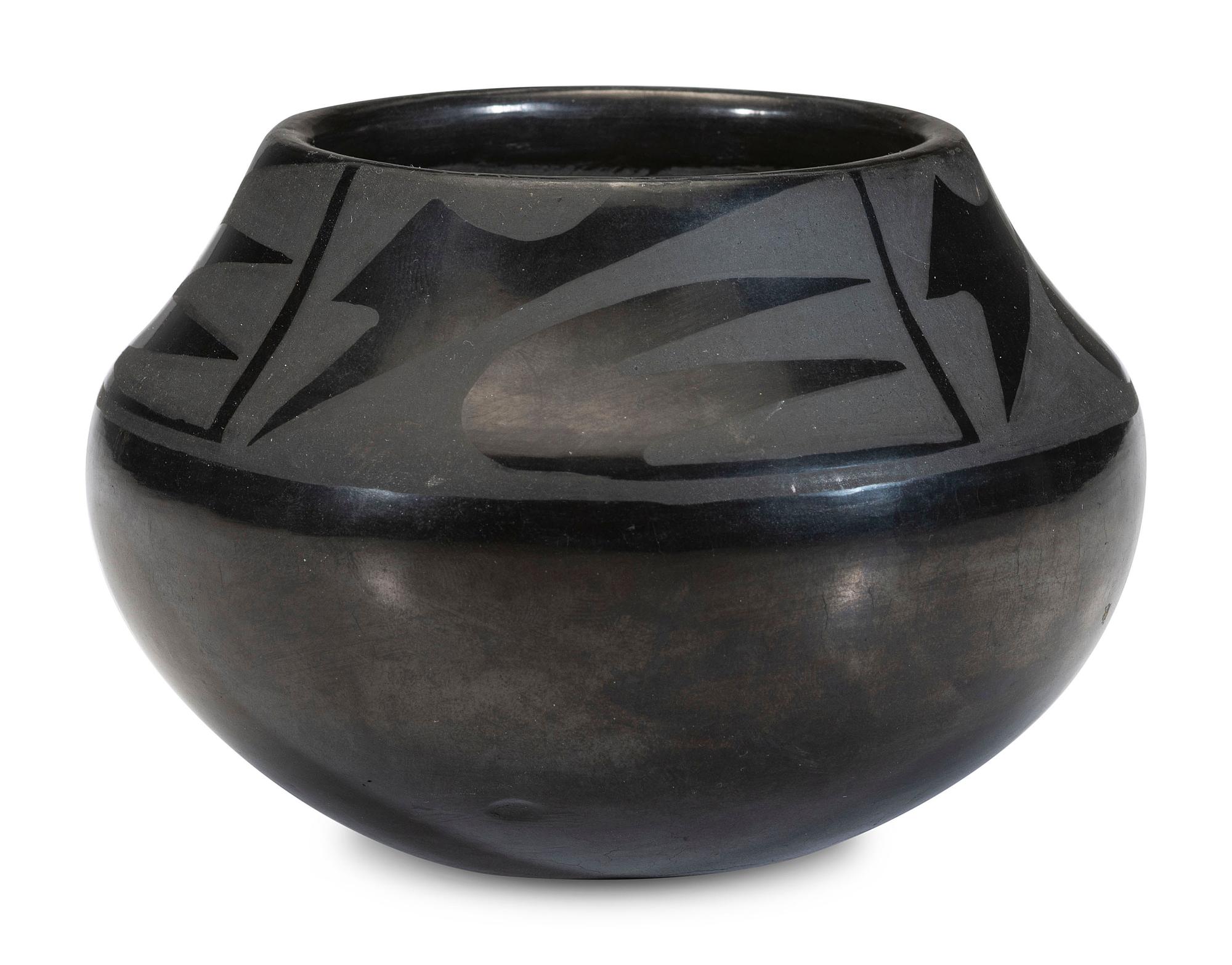 Blackware Pottery Jar