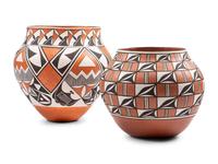 Polychrome Pottery Jars