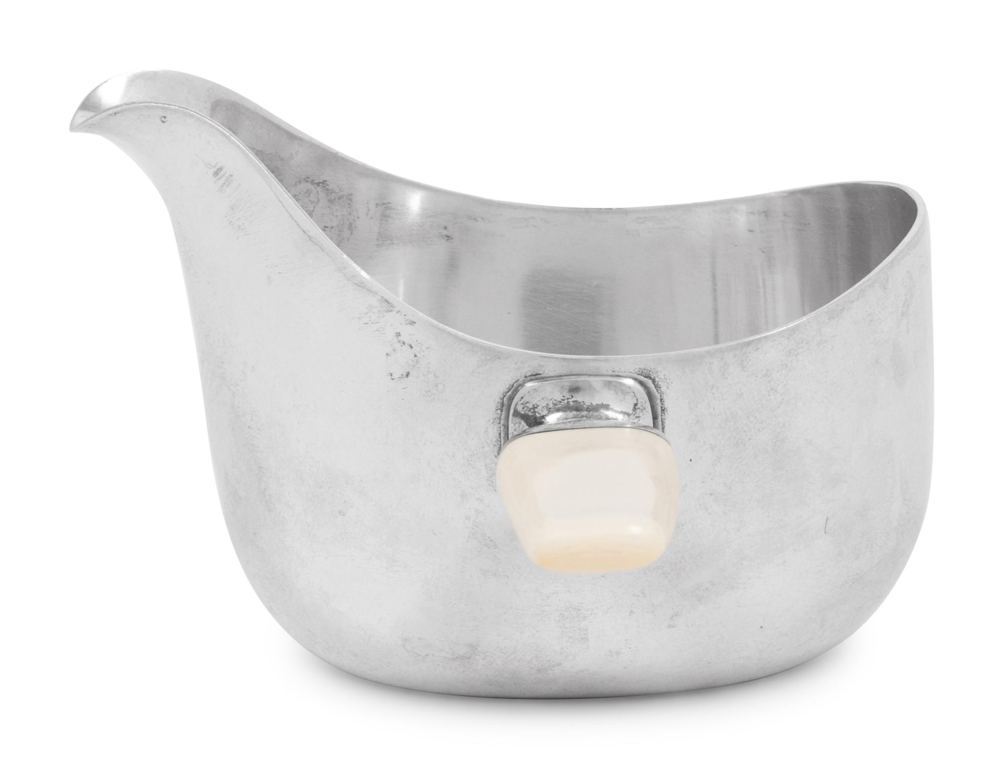 A Danish Silver Sauce Boat