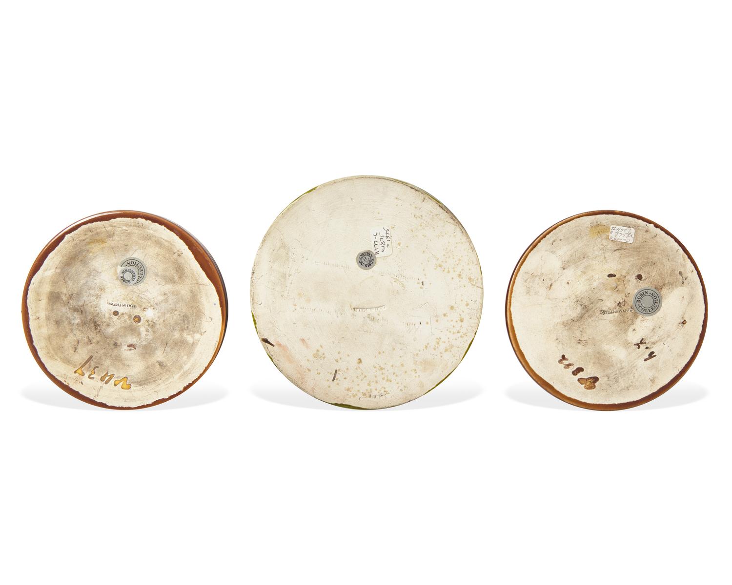 A Group of Three Wedgwood Majolica Roundels
