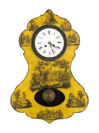 A Group of Yellow Tole Decorative Articles