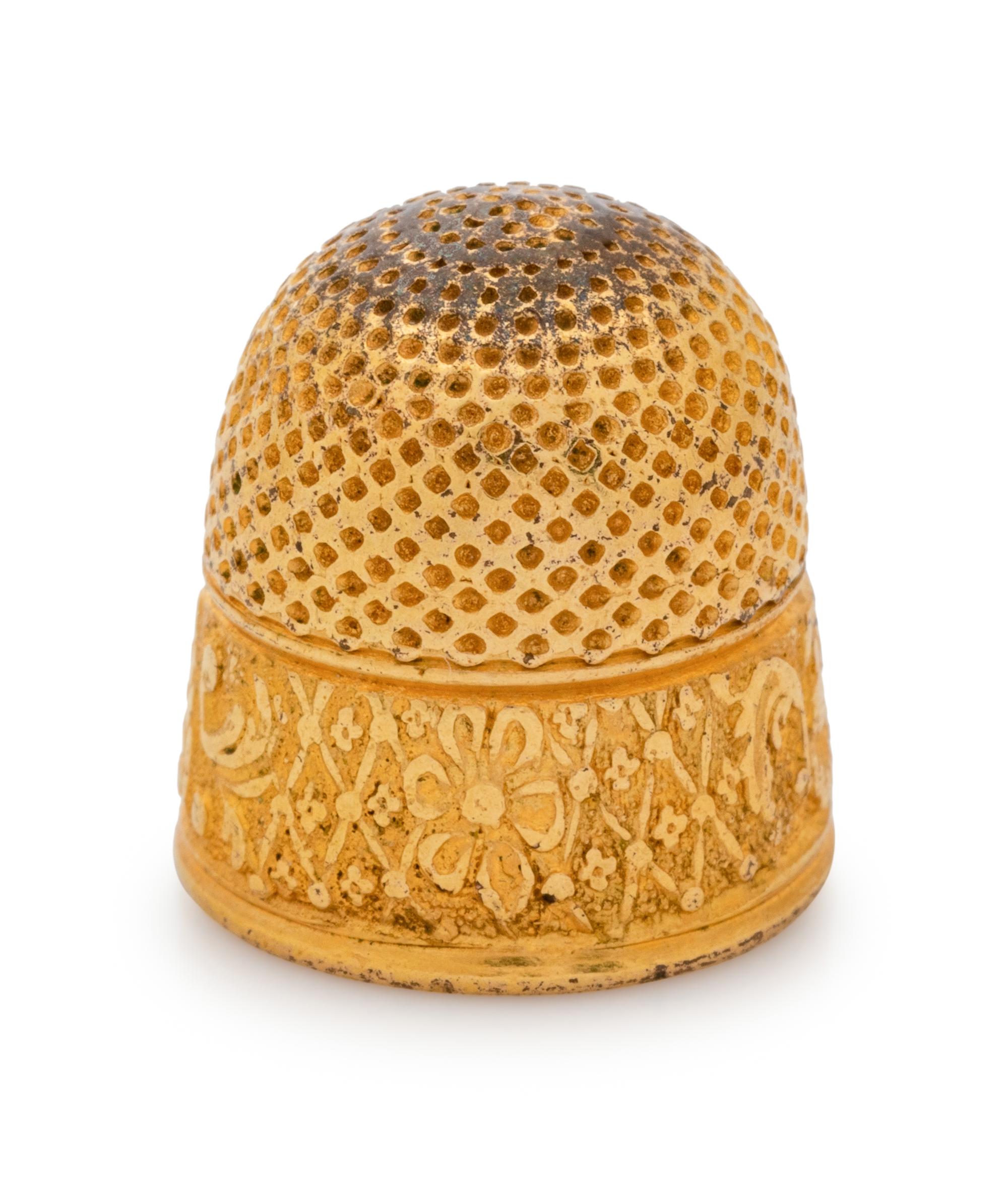 A Georgian Yellow-Gold Child's Thimble