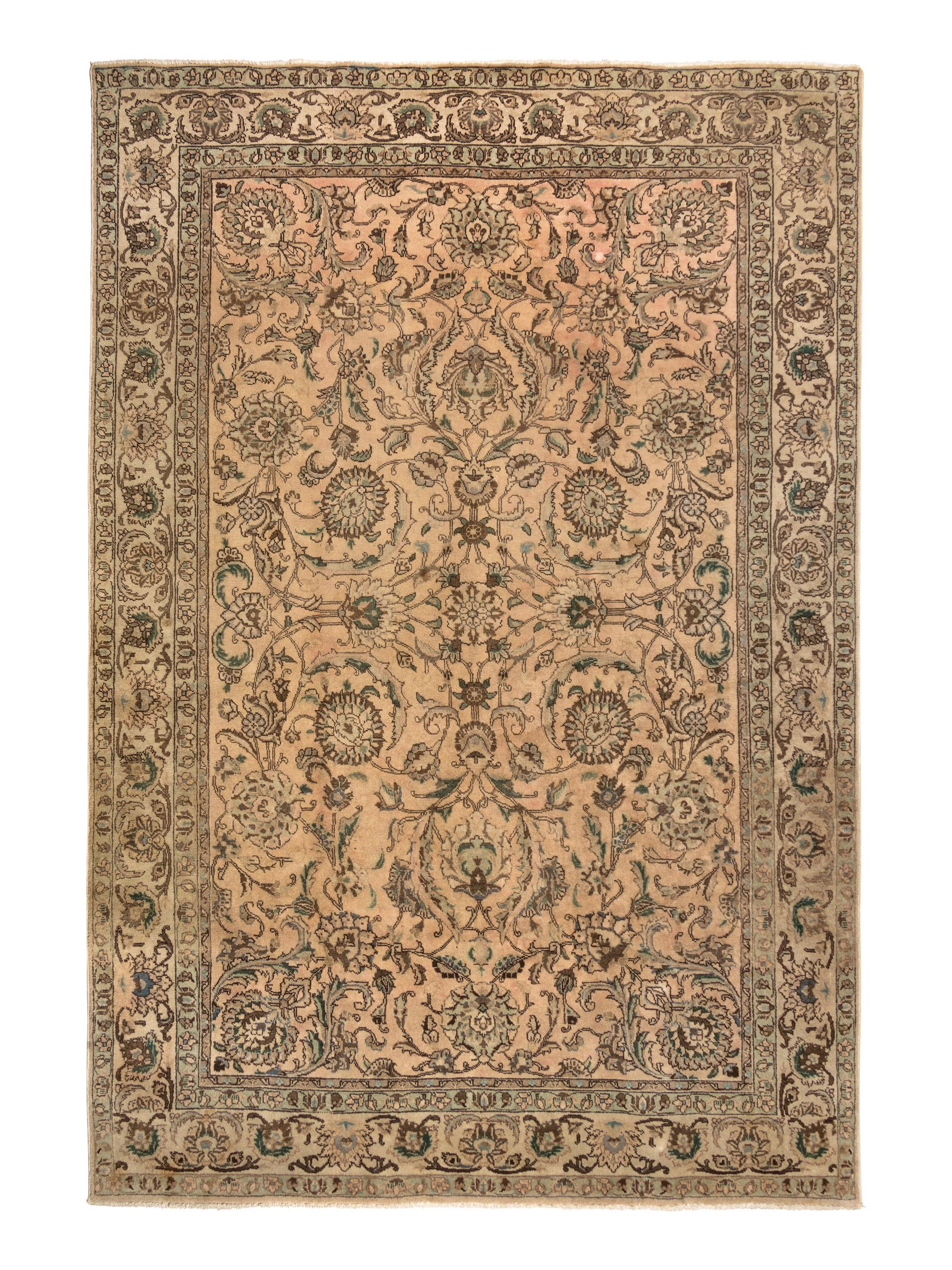 A Tabriz Wool Rug
