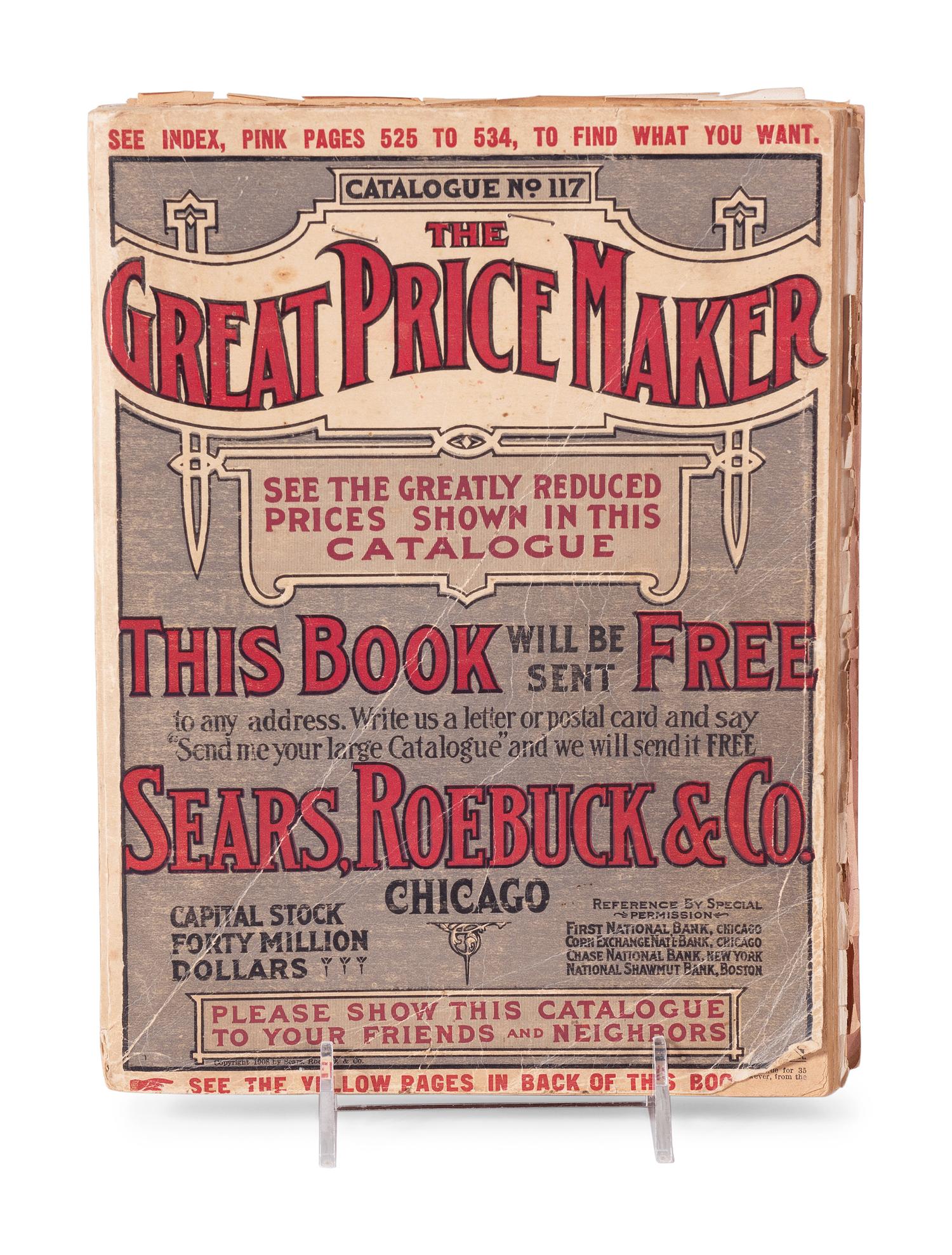Two Original Sears Roebuck Catalogs