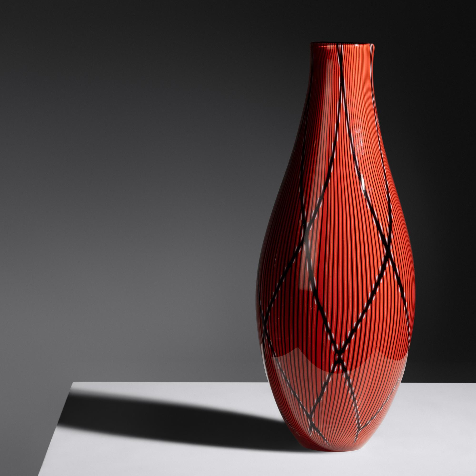 Blown Glass Vase, c. 1988 Effetre International, Italy