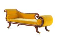 A Regency Mahogany Recamier